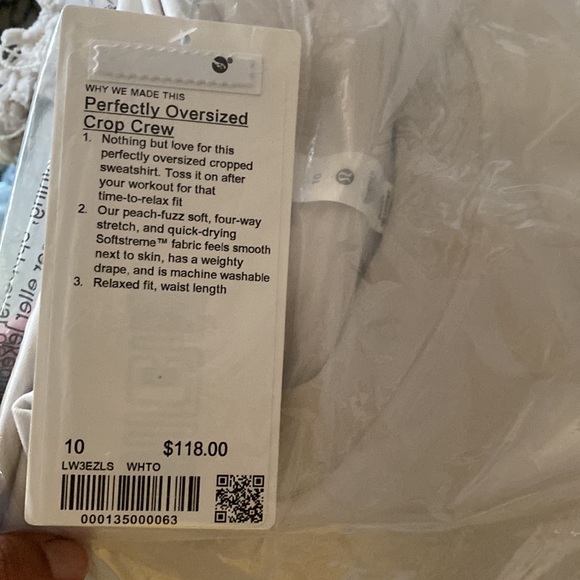 Lululemon Perfectly Oversized Crop Crew - Picture 6 of 9